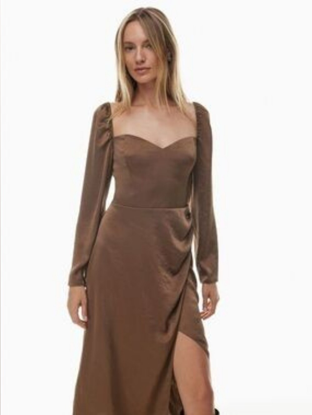 Aritizia Wilfred Anfora Satin Dress